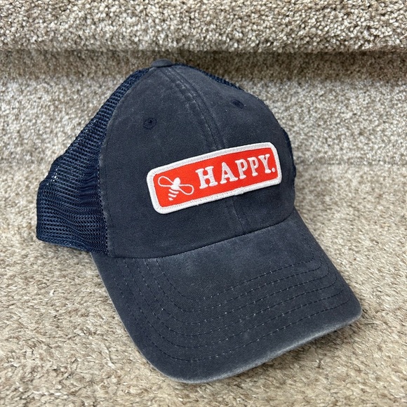 NWOT American Needle Bee Happy mesh trucker hat. Soul Honey. Embroidered patch - Picture 1 of 6